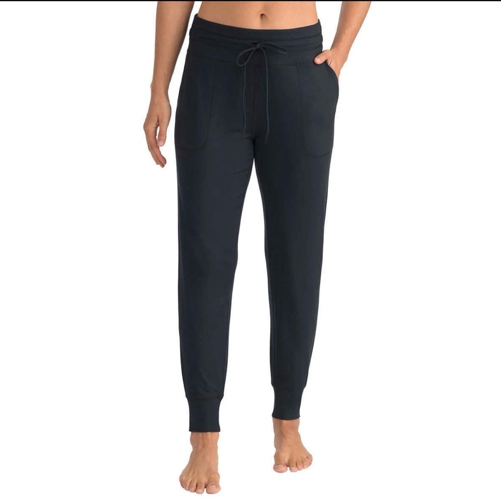 Lole Lounge Jogger Pants Heathered Black Soft Comfort Size Large Women's‎